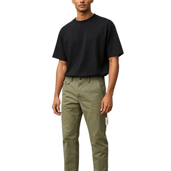 Cesare Attolini Green Chino Pants Size 32. New With Tags.